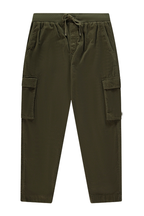 ARIA CORD TROUSER DK GREEN 1