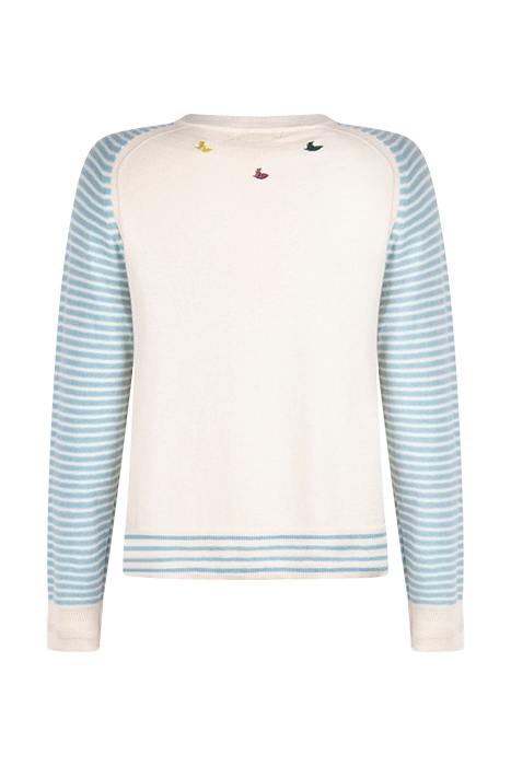 HAWTHORN EMBROIDERED CARDI GREY MULTI 2