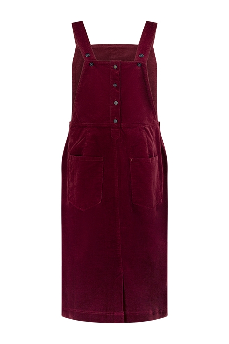 IDA CORD PINAFORE MID PLUM 2