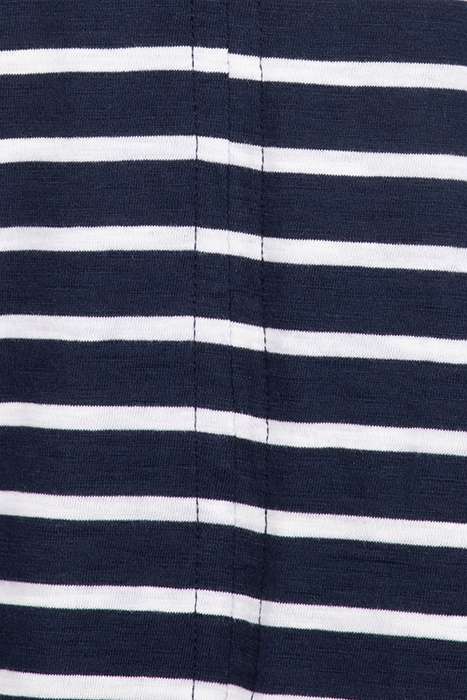 LONG SLEEVE NELLY STRIPE TEE BLUE MLT 3