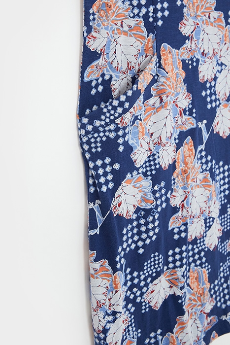 SELINA FAIRTRADE DRESS BLUE MULTI 5