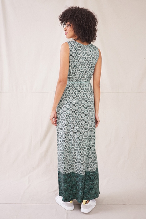 AVERY ECO VERO WRAP MAXI DRE TEAL 3