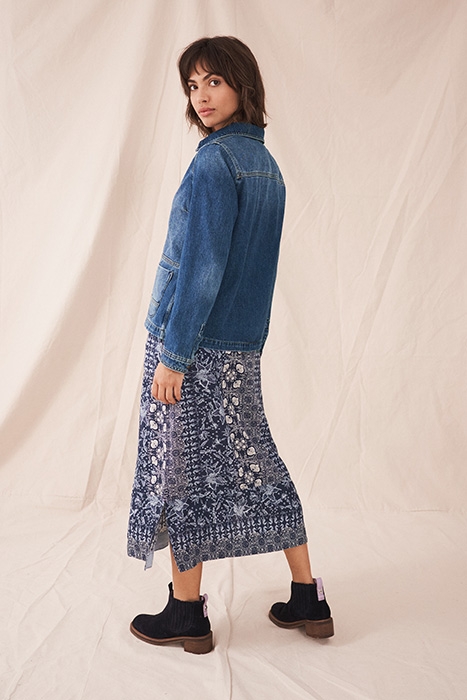 CARRIE DENIM JACKET MID DENIM 3