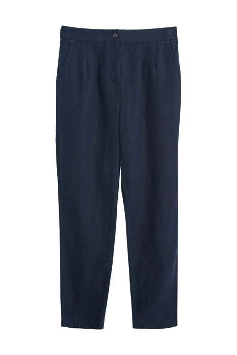 MADDIE LINEN TROUSER DARK NAVY 1