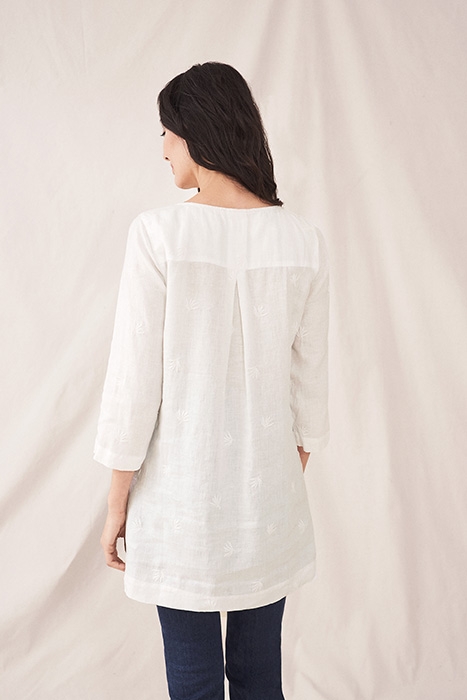 REMI LINEN TUNIC NATURAL WHITE 2