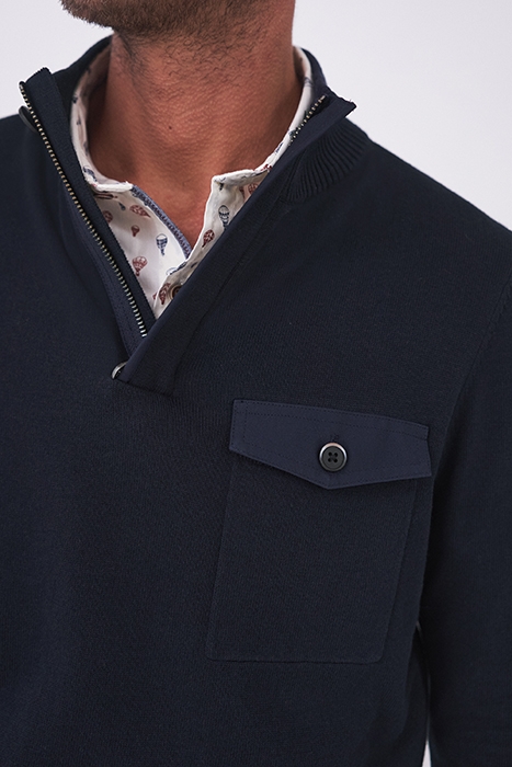 BRIAR FUNNEL NECK DARK NAVY 4