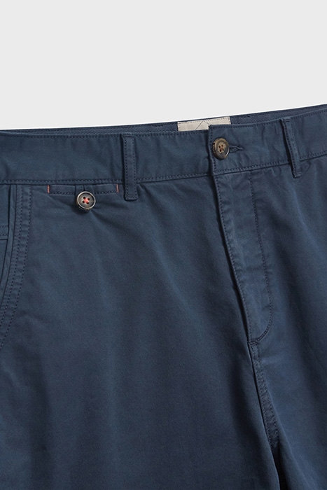 SUTTON ORGANIC CHINO SHORT DARK NAVY 5