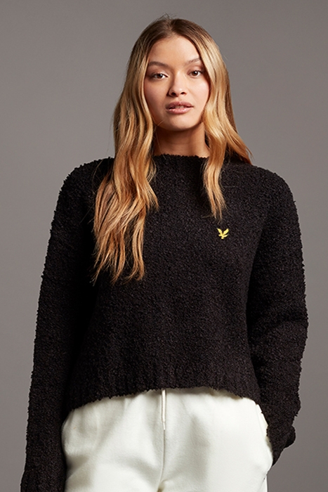 BOUCLE JUMPER JET BLACK 1