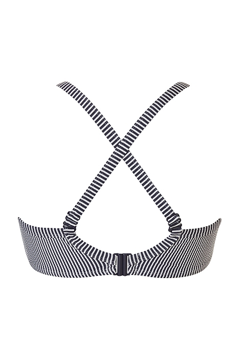 SW BRA UNDERWIRE COV BODEE SEERSUCKE BLUE STRIPES 4