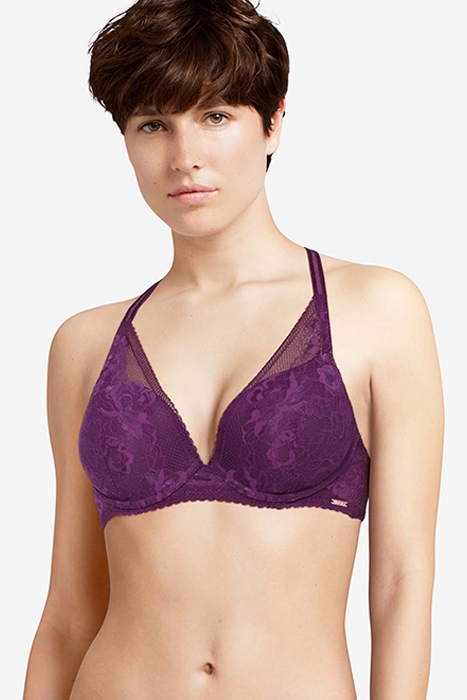 LI BRA T-SHIRT PUSH UP LILLY DR DARK BERRY 2