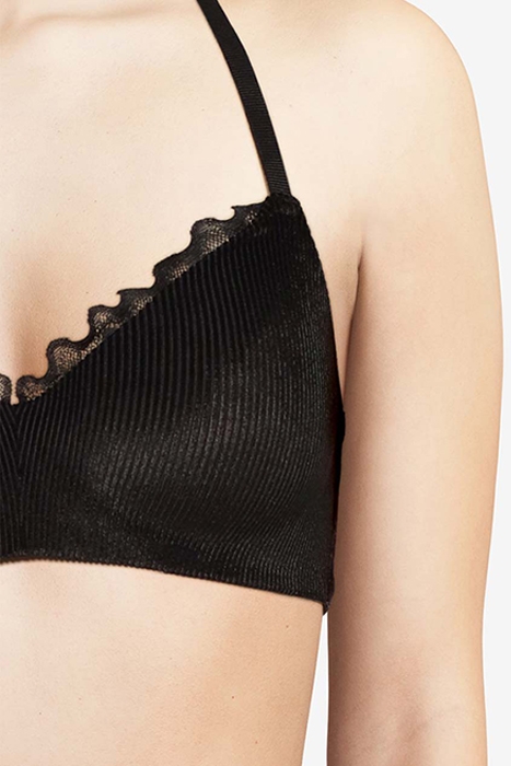 LI BRA T-SHIRT BIBI VELVET RIB BLACK 4