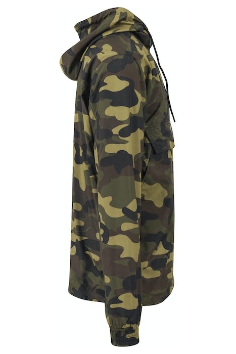 CAMO PULL OVER WINDBREAKER WOODCAMO 6