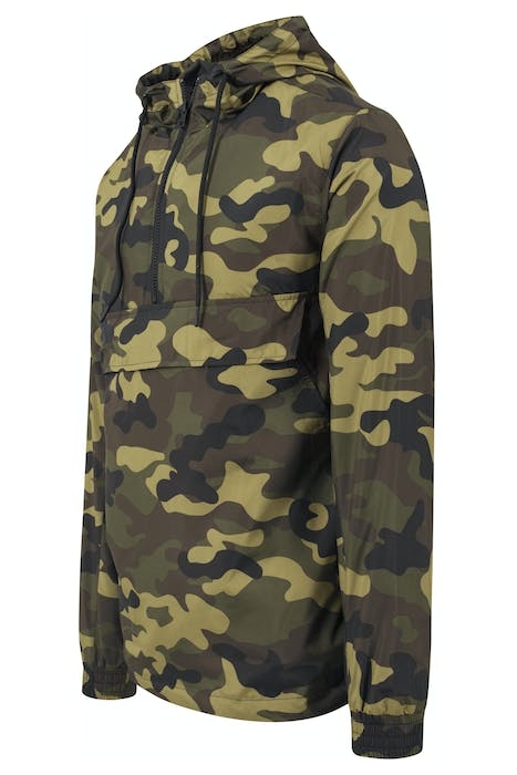 CAMO PULL OVER WINDBREAKER WOODCAMO 8