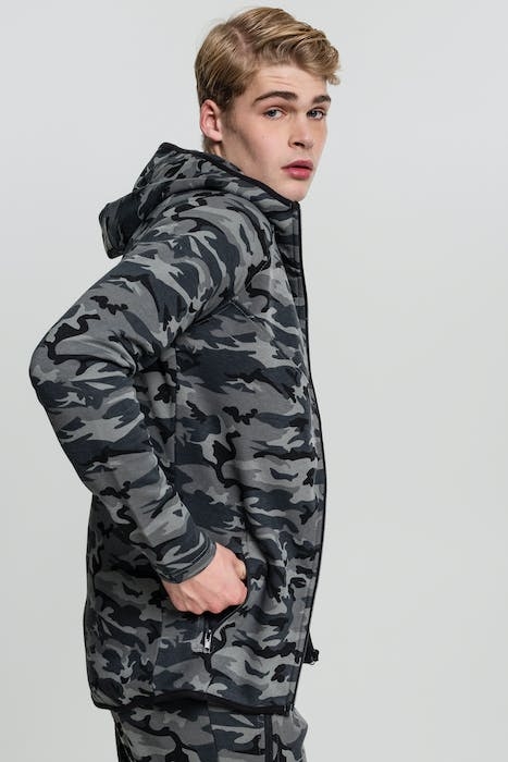 INTERLOCK CAMO ZIP JACKET DARK CAMO 6