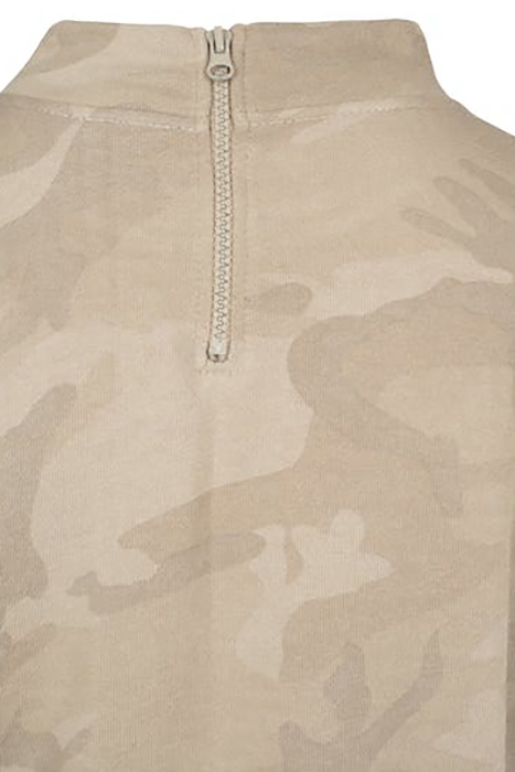 LADIES CAMO TURTLENECK CREW SAND CAMO 7