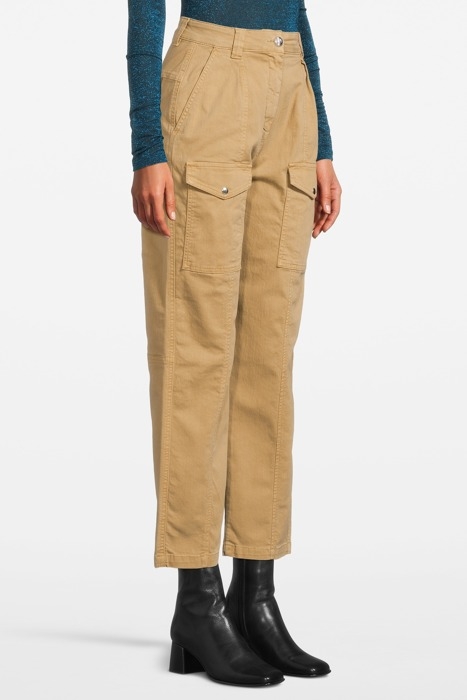 ACCAMPARE PANTALONE GABARDINA CORIANDER BEIGE 3