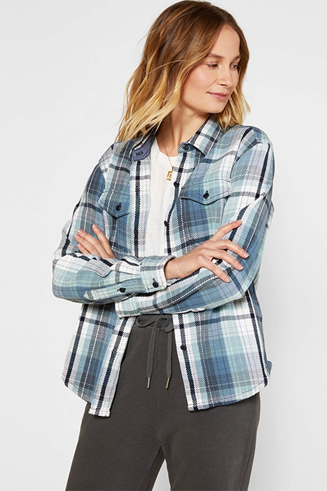 BLANKET SHIRT DAYLIGHT SEAVIEW PLAID 1