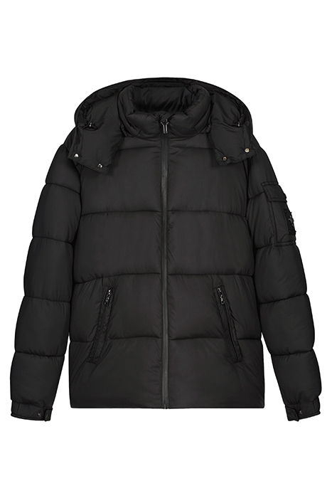 GHOST PUFFER JACKET BLACK 2