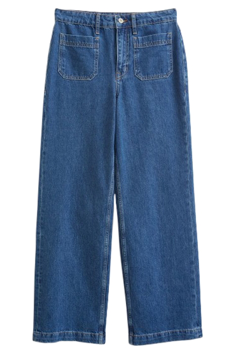 BOBBY RELAXED WIDE LEG JEAN MID DENIM 1