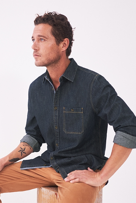 DENIM SHIRT DARK DENIM 2