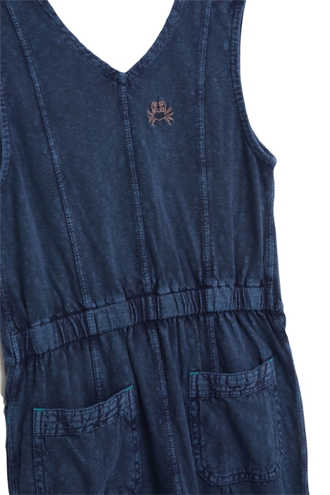 MINI ISLA JERSEY JUMPSUIT DARK DENIM 5