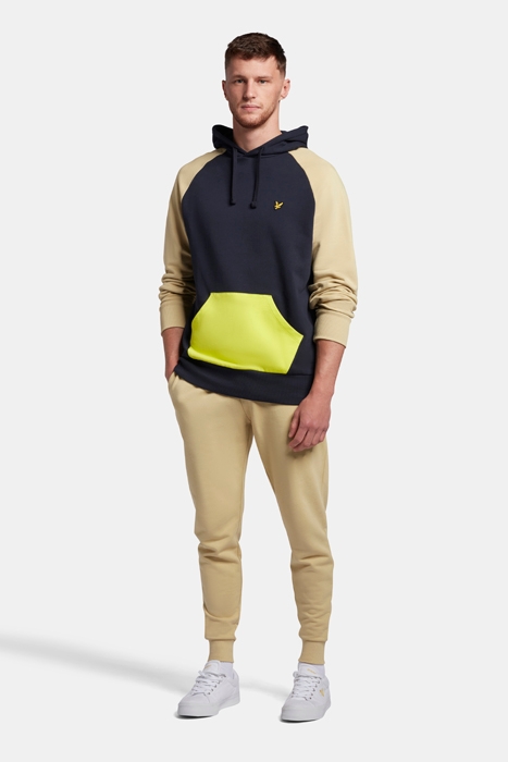 COLOUR BLOCK HOODIE DARK NAVY 3