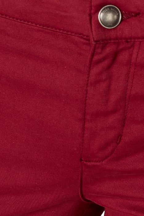 COTTON 5 POCKET PANTS RED 6