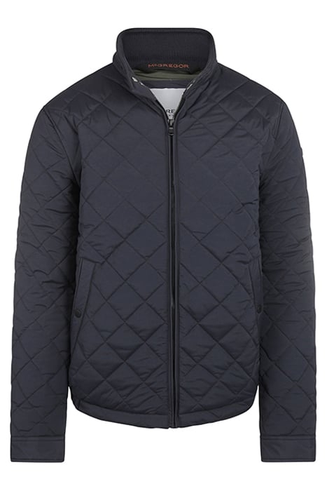 QUILTED NYLON BOMBER BLACK IRIS (NAVY) 1