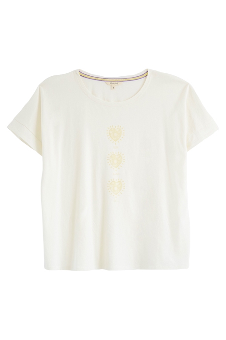 SANDY GRAPHIC TEE WHITE MLT 1