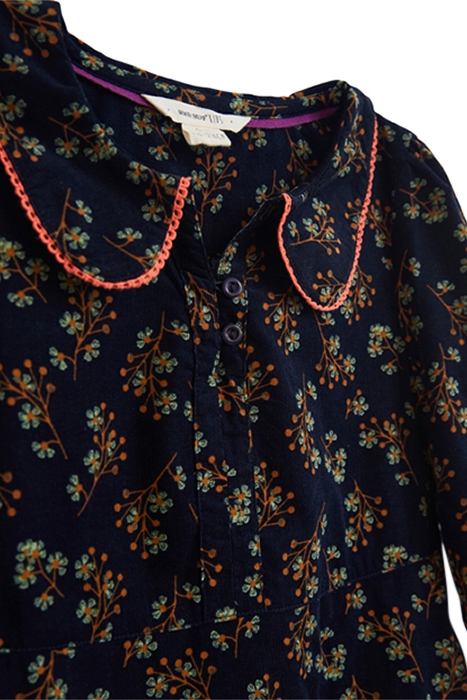 BUDDING BRANCHES DRESS NAVY PR 2