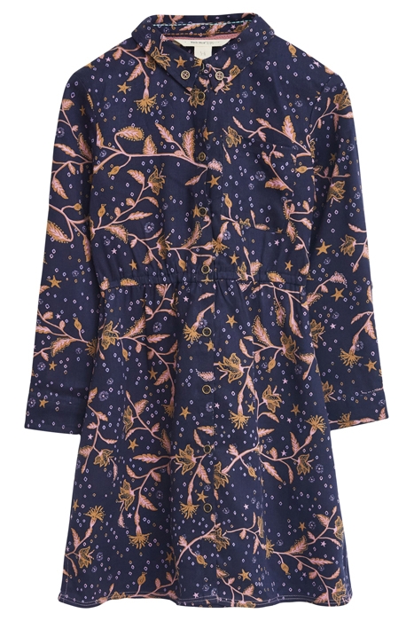 LONIAN SHIRT DRESS NAVY MULTI 1