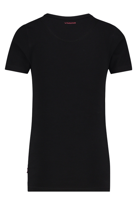 SHORT SLEEVE V NECK TS BOYS BLACK 2