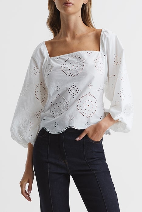 BECCI BLOUSE WHITE 1