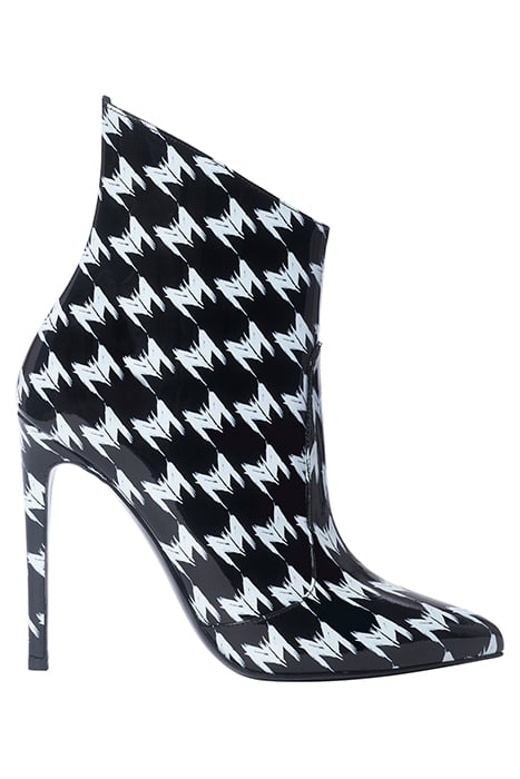 ANKLE BOOTS HOUNDSTOOTH PRINT 1