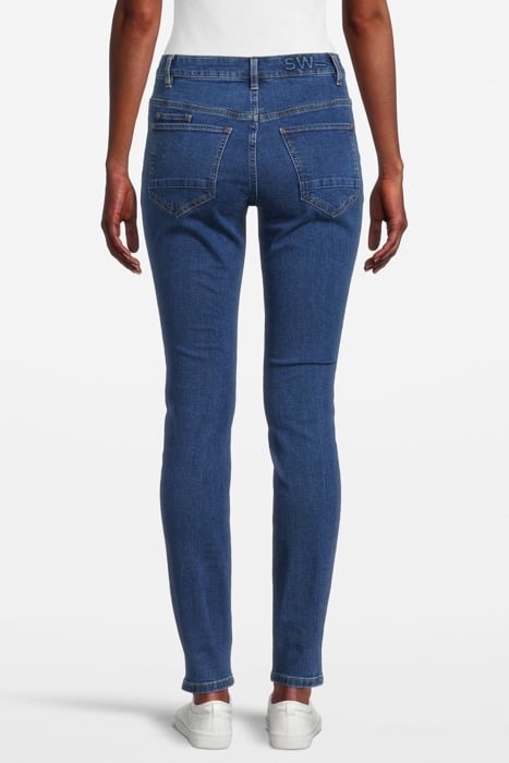 TROUSER WOVEN MID BLUE DENIM 2