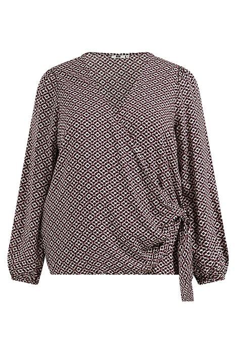 LADIES TRANSSHIPMENT BLOUSE WITH DESSIN - CURVE MULTI-COLOUR 1