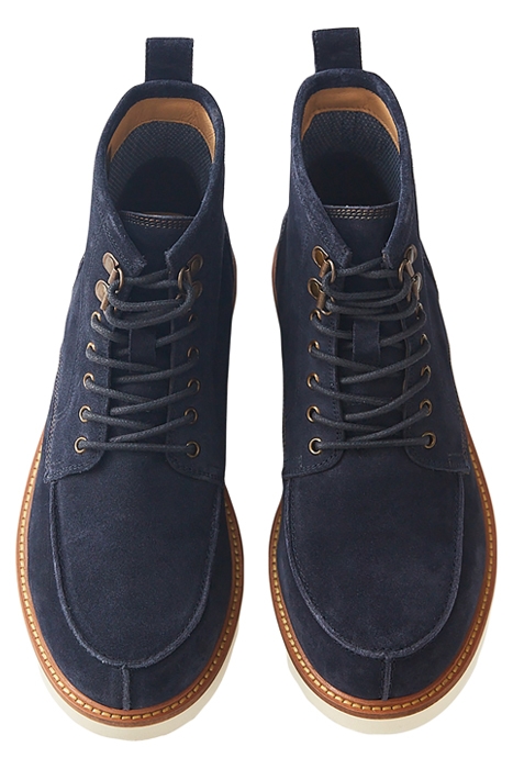 FINN LACE UP SUEDE BOOT DARK NAVY 3