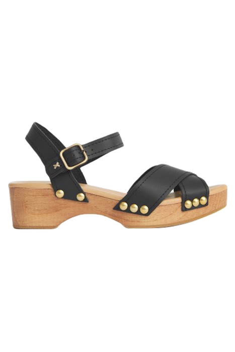 OPEN TOE CLOGS PURE BLACK 1