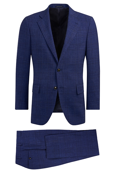 MID BLUE CHECKED HAVANA SUIT 2