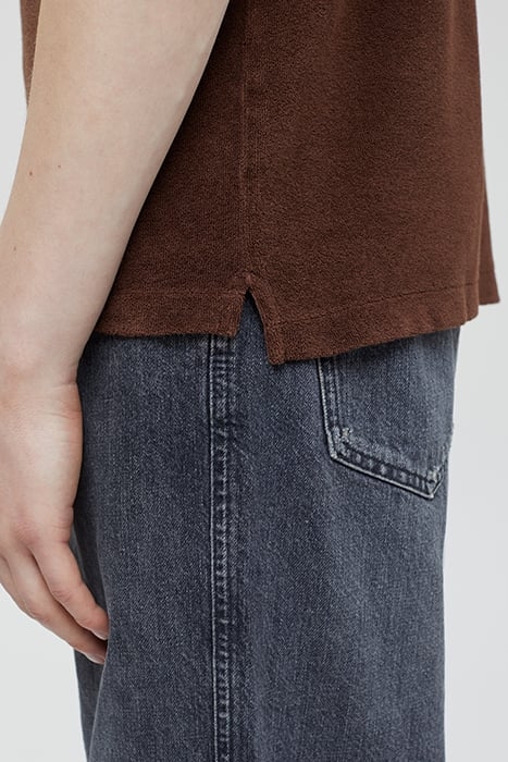 MEN SHORT SLEEVE POLO T-SHIRTS BRAZIL NUT 6