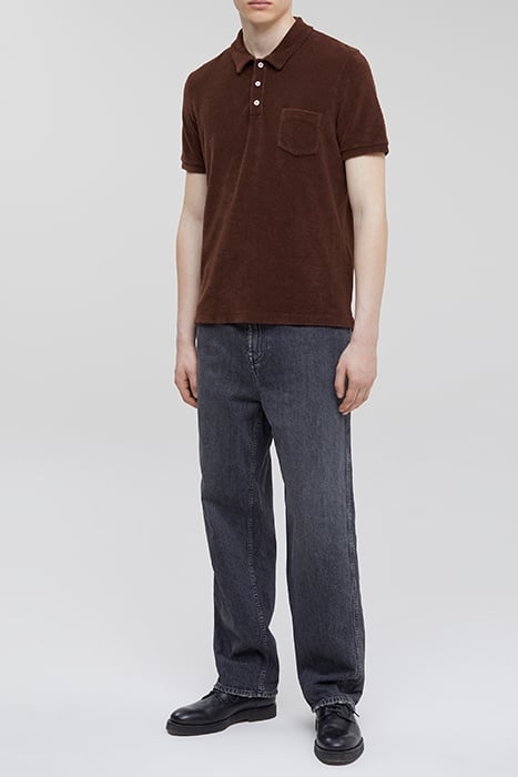 MEN SHORT SLEEVE POLO T-SHIRTS BRAZIL NUT 3