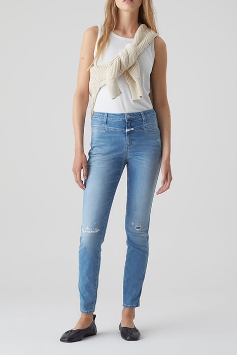 SKINNY PUSHER JEANS MID BLUE 3