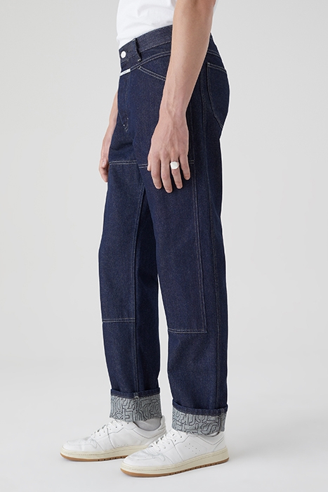 X-WORKS STRAIGHT JEANS DARK BLUE 3