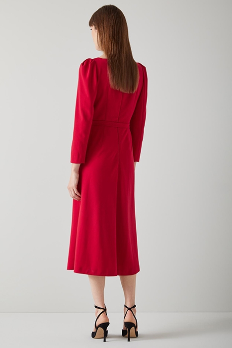 KATERINA MIDI DRESS RASPBERRY 2