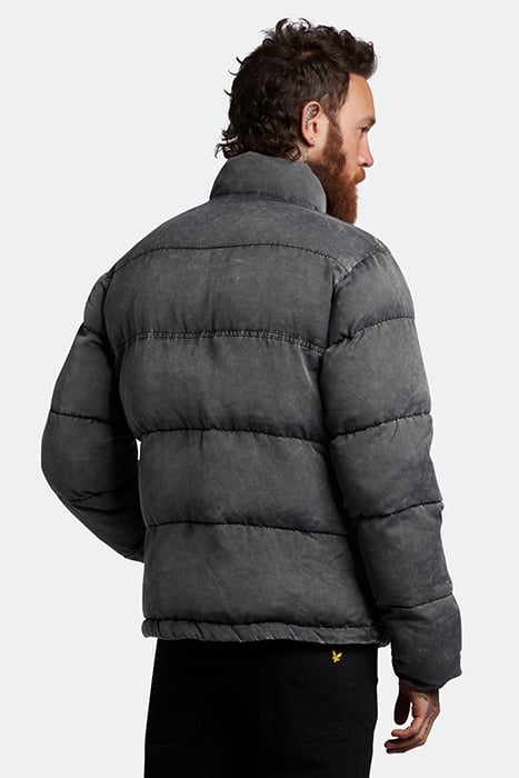 FUNNELLED PUFFER JACKET JET BLACK 2