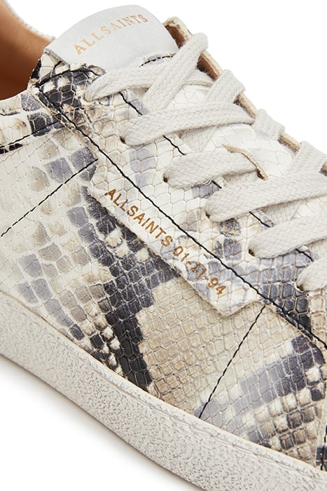 SHEER SNAKE SNEAKER TAUPE GREY 5