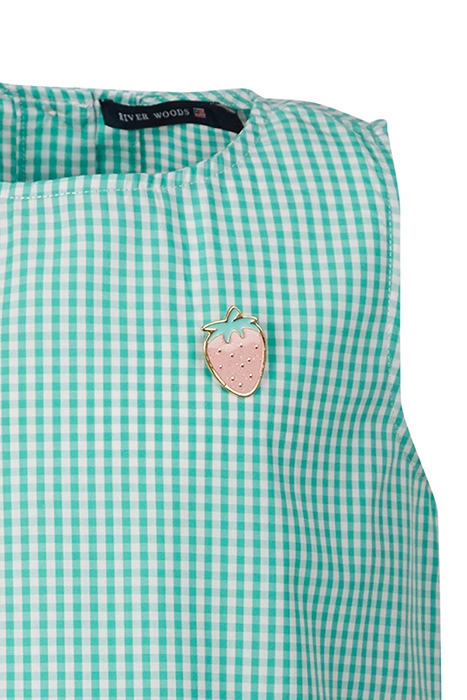 SLVS TOP FANCY BACK CLOSURE GREEN 3