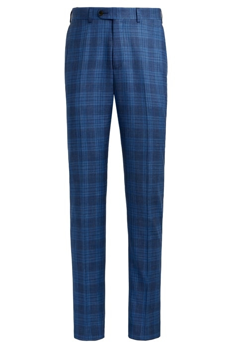 Mid Blue Checked Sienna Suit 3