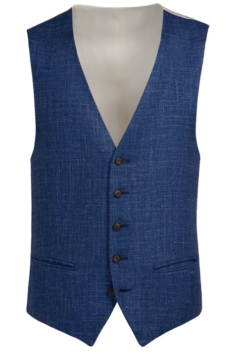 Mid Blue Waistcoat 2