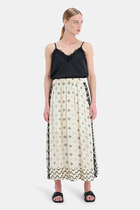 LM-ROCKY SATIN SKIRT EKSEPT BY SHOEBY OFFWHITE 2